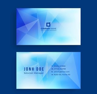 科技感商务名片 图片