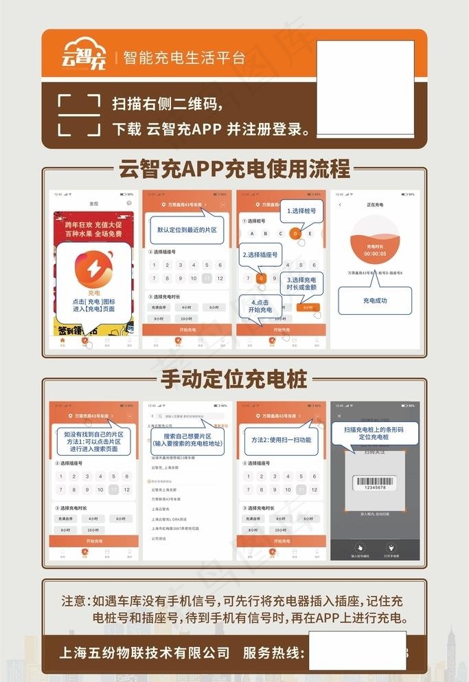 充电桩使用说明图片cdr矢量模版下载