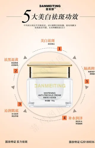 祛斑产品海报图片