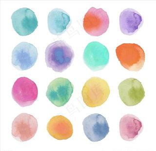 水彩水墨墨迹墨点图片