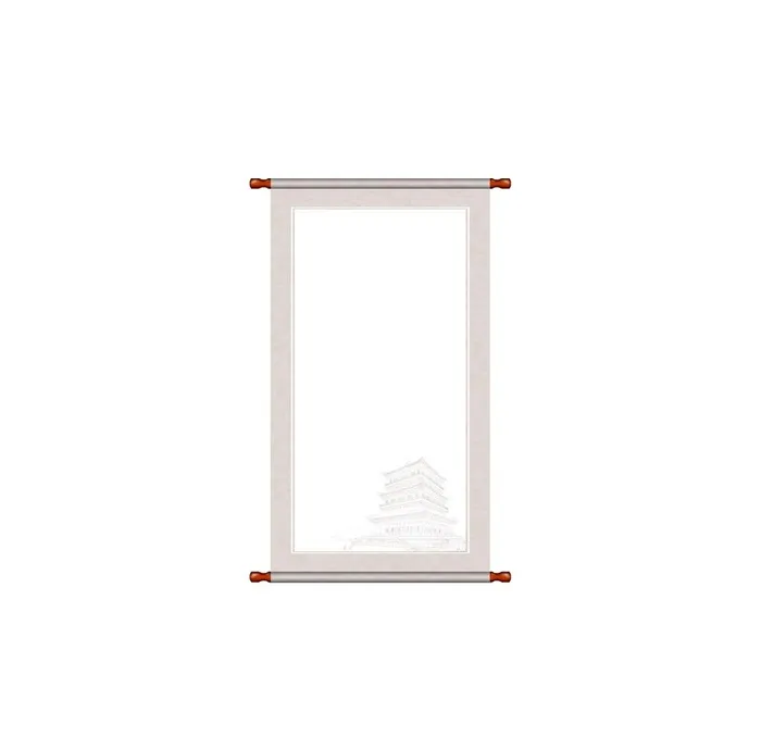 卷轴图片(2000x2000)psd模版下载