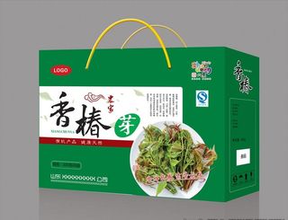 香椿芽包装箱  内含展开平面图图片