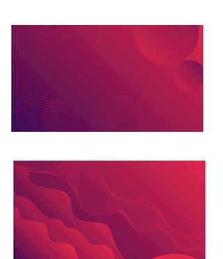 红色渐变线条圆形波浪背景图片