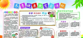 冬季健康宣传图片