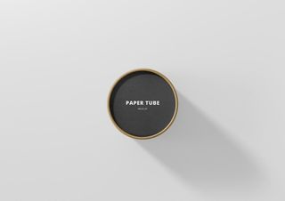 圆柱纸筒样机 图片