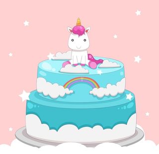 卡通独角兽图片