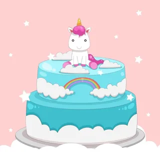 卡通独角兽图片