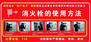 消火栓的使用方法图片