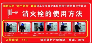 消火栓的使用方法图片