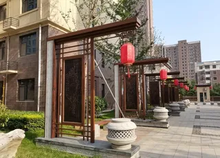 新中式景观小品图片