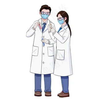 科研人员做实验研究医生图片