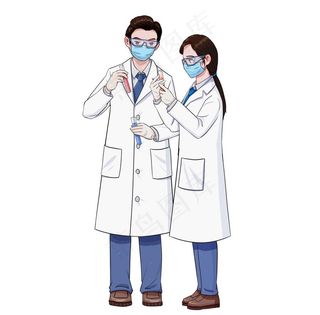 科研人员做实验研究医生图片