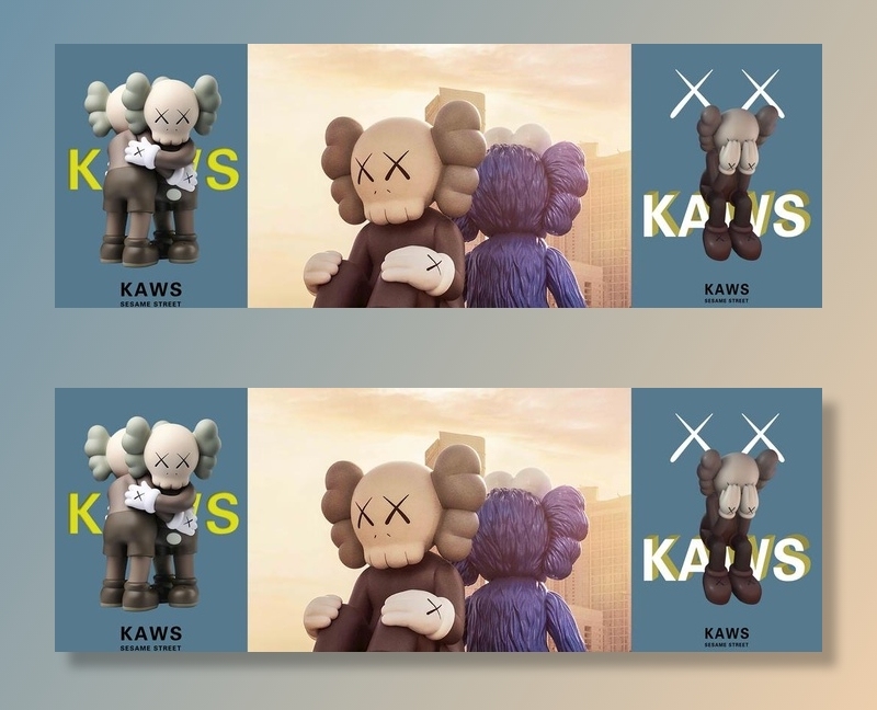 kaws 暴力熊图片(9449x3543)psd模版下载