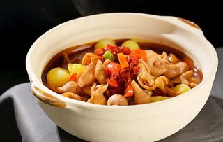 砂锅小土豆肥肠图片