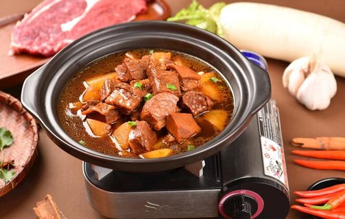 牛腩萝卜锅图片