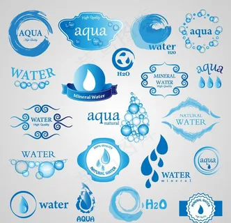水标签图片