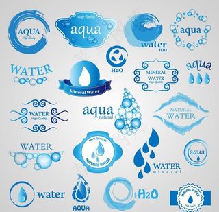 水标签图片