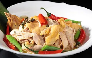 椒麻鸡火锅图片