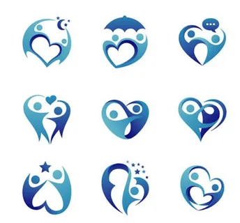 人形组合变形标志图片