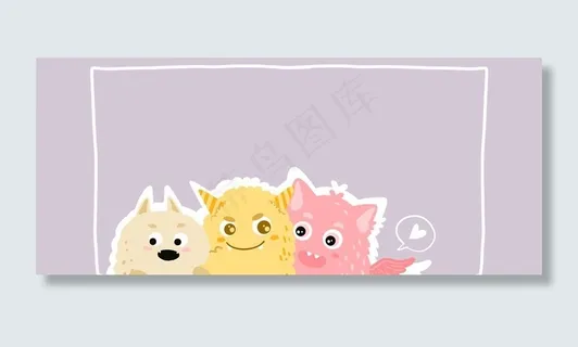 我的情绪小怪兽 壁纸三只小怪兽图片