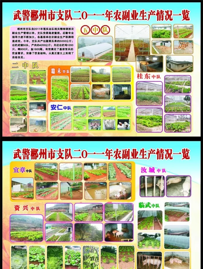 武警支队展板图片cdr矢量模版下载