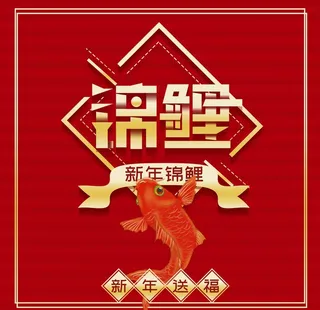 锦鲤  2019锦鲤  新春图片