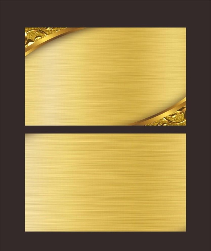 金色名片图片