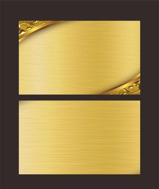 金色名片图片
