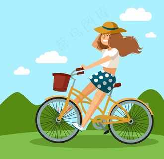 骑自行车图片 骑自行车图片