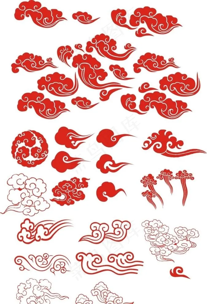 祥云图片cdr矢量模版下载
