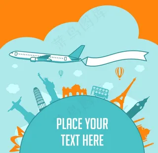 创意飞机图片