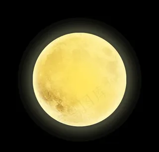 发光月亮图片