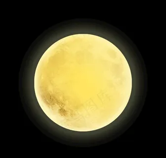 发光月亮图片 发光月亮图片