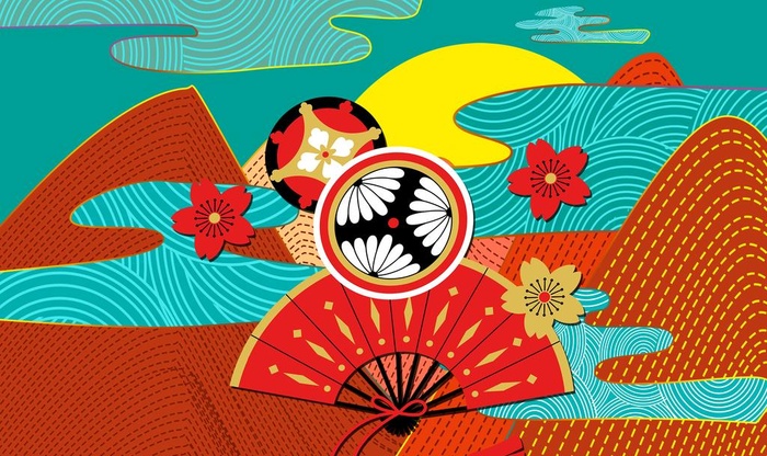 日式背景图片
