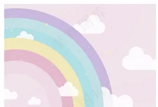 彩虹背景图片