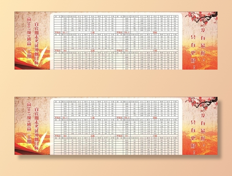 高考冲刺目标 大喷图片cdr矢量模版下载
