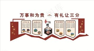 调解室文化墙图片