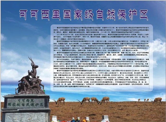 可可西里展板图片cdr矢量模版下载