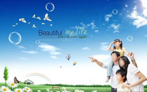 春季郊游背景板图片 春季郊游背景板图片