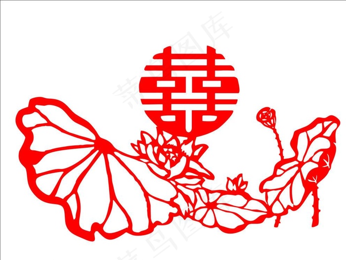 双喜图片cdr矢量模版下载