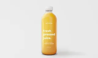 饮料包装瓶贴样机效果图图片