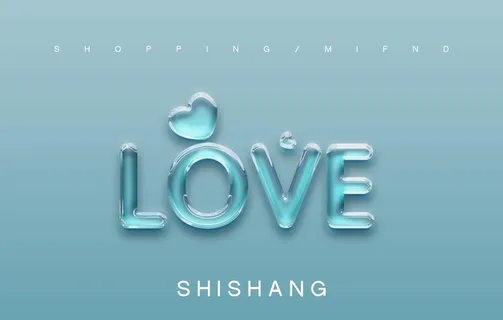 透明有机玻璃大气3D字效样机图片