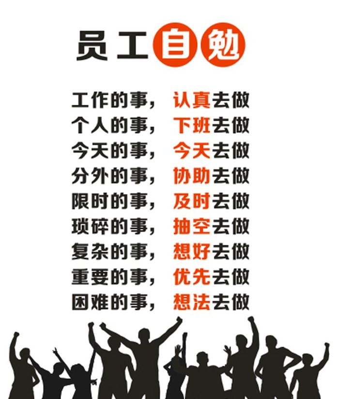 员工自勉图片cdr矢量模版下载