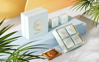 月饼包装样机图片