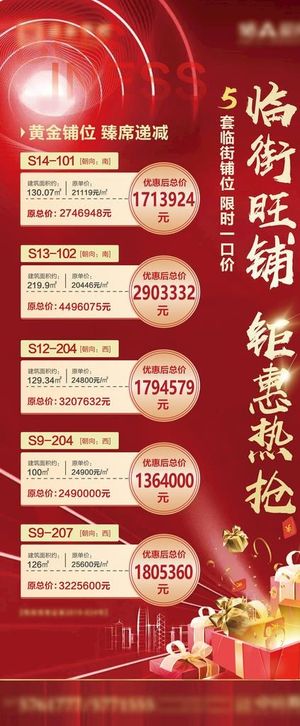 特价房展架图片