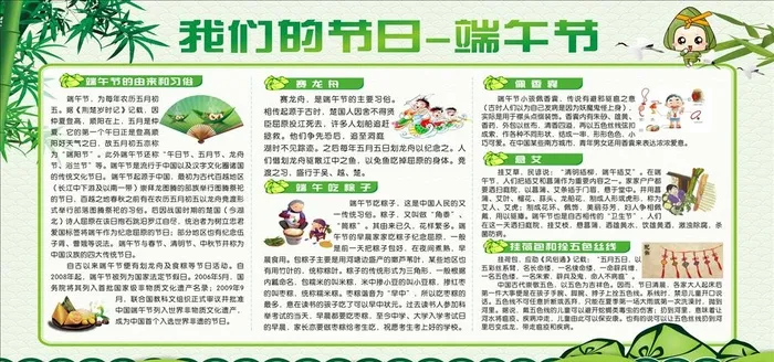 端午节板报图片cdr矢量模版下载