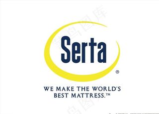 serta舒达床垫logo标图片