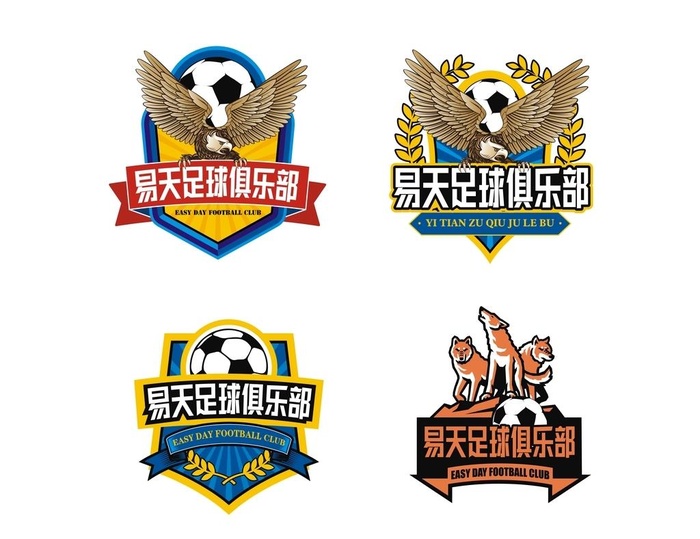 足球俱乐部LOGO图片cdr矢量模版下载