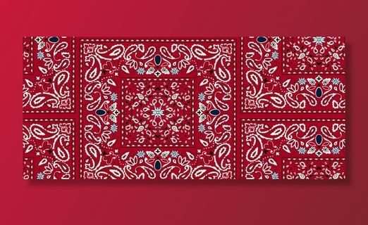 方巾 大牌 数码印花图片