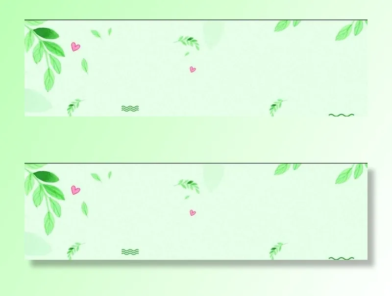 清爽背景图片(1920x600)psd模版下载